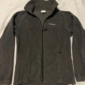 Columbia Women's Zip Up Fleece, Gray XS